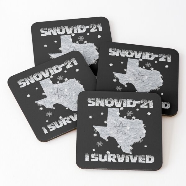 Item preview, I Survived Snowstorm 2021 Texas Snovid 21 Falling Snow designed and sold by alenaz.