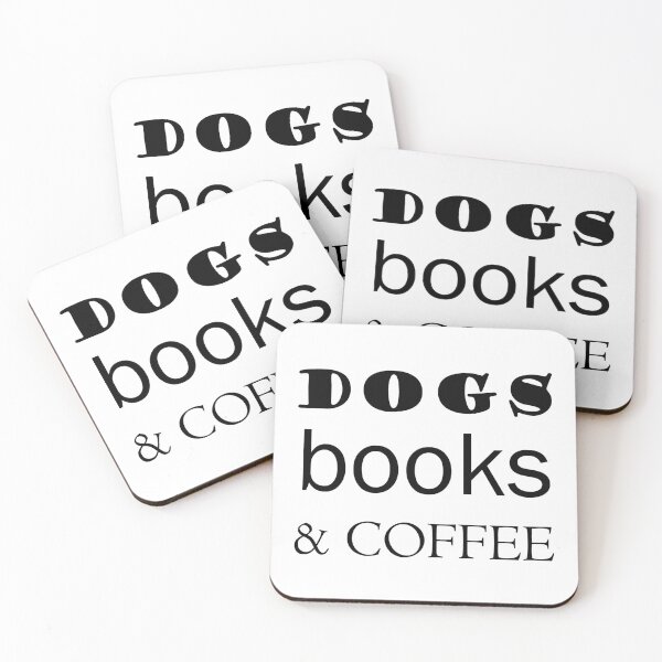 Item preview, Dogs, books & coffee designed and sold by DogsAndMore.