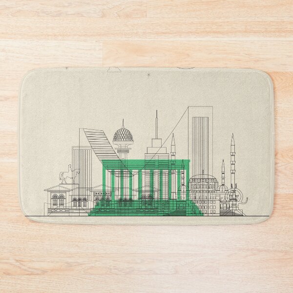 Item preview, Abstract City Posters: Ankara, Turkey designed and sold by A Deniz Akerman.