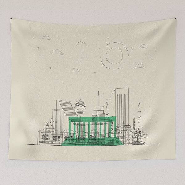 Item preview, Abstract City Posters: Ankara, Turkey designed and sold by A Deniz Akerman.