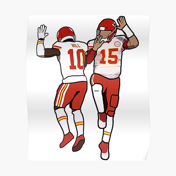 Patrick Mahomes, Tyreek Hill, Travis Kelce Poster Art Canvas Wall Art Decor  Paintings Picture for Home Living Room Decoration