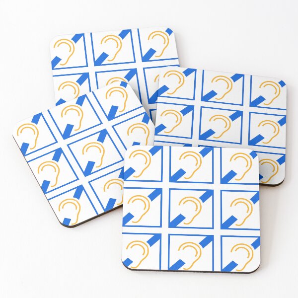 Aperçu de l'œuvre Autocollant emblème pour malentendants 15pcs créée et vendue par gpsapparel.