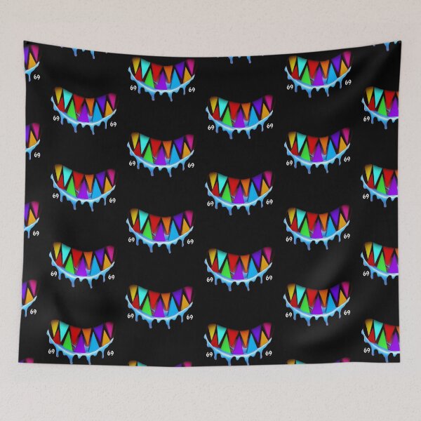 Item preview, 6ix9ine shark teeth colorful  designed and sold by Nishad4.