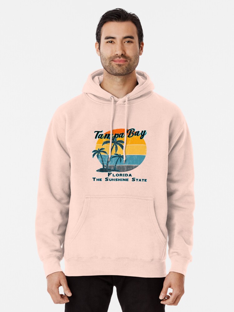 Tampa Florida Sweatshirt Retro Sunset Unisex Tampa 