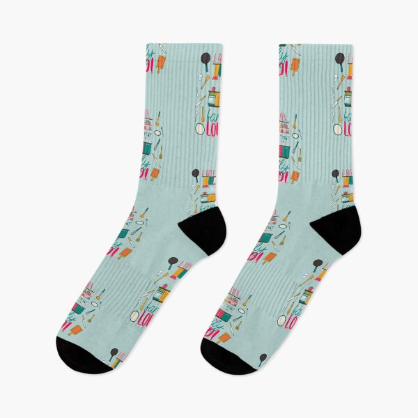 Item preview, A Busy Kitchen...is a Family Loved! (Yellow/Turq/Orange on Teal) designed and sold by PawsitiveMum.