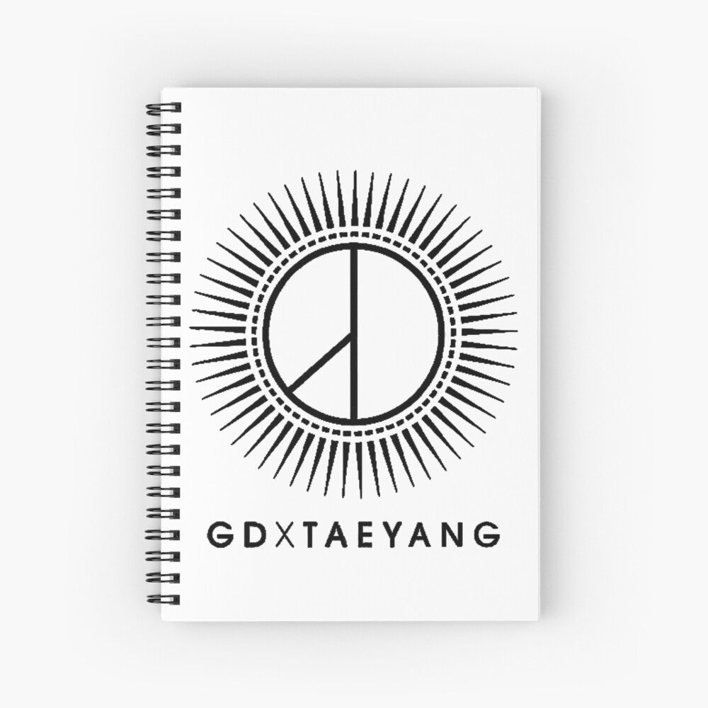 GD X TAEYANG Logo Spiral Notebook