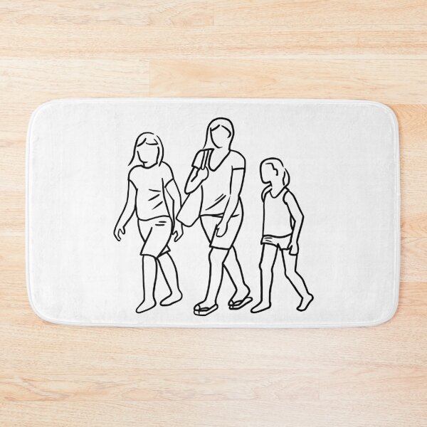 Item preview, Mum With Her Two Girls designed and sold by PrileyRileyArt.