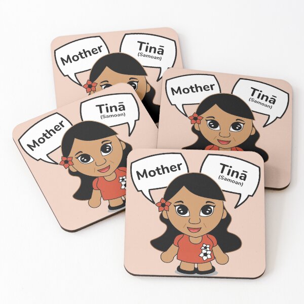 Item preview, Samoan Mother, Samoan Mom, Samoan Mum, Samoan Tinā, Samoan Woman Cartoon designed and sold by Islandize.