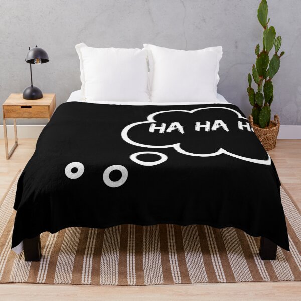 Item preview, Ha Ha Ha in a thinking bubble art designed and sold by Helen Marvellous.