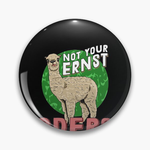 Artikelvorschau, Not your ernst oder Alpaka Lama Tier Peru entworfen und verkauft von redshirtz.