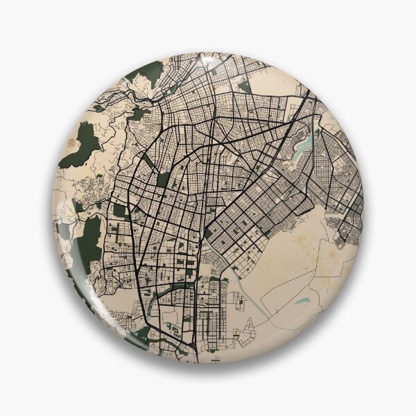 Artikelvorschau, Cali Stadtplan von Kolumbien - Vintage entworfen und verkauft von deMAP.