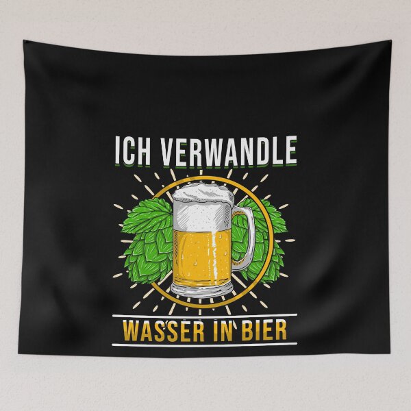 Item preview, I turn water into beer - Brewery Hops designed and sold by redshirtz.