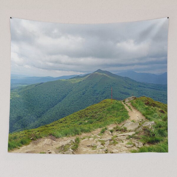 Item preview, Bieszczady Mountains in springtime designed and sold by NavorolArt.
