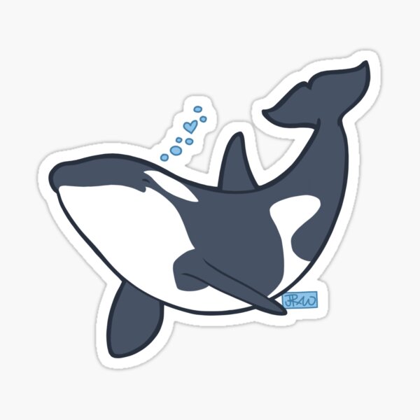 Happy orca Sticker