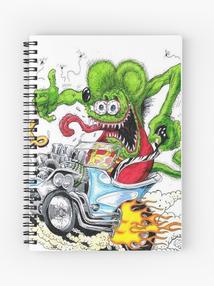 Rat Fink Spiral Notebook For Sale By Fikrshop Redbubble