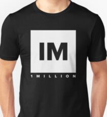 1 Million Dance Studio Logo (weiße Version) Unisex T-Shirt