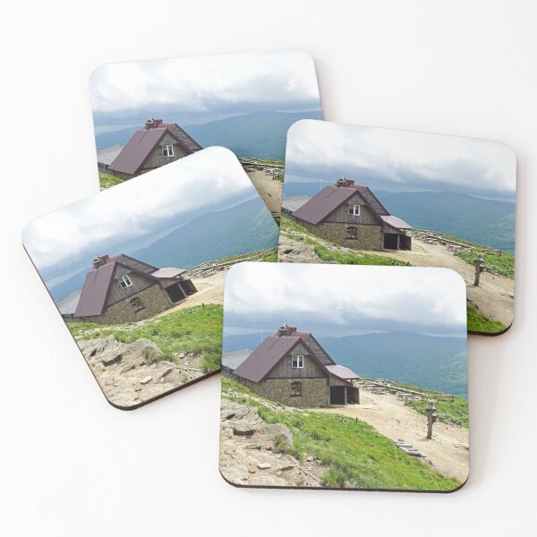 Item preview, Mountain shelter in Bieszczady Mountains, Poland designed and sold by NavorolArt.