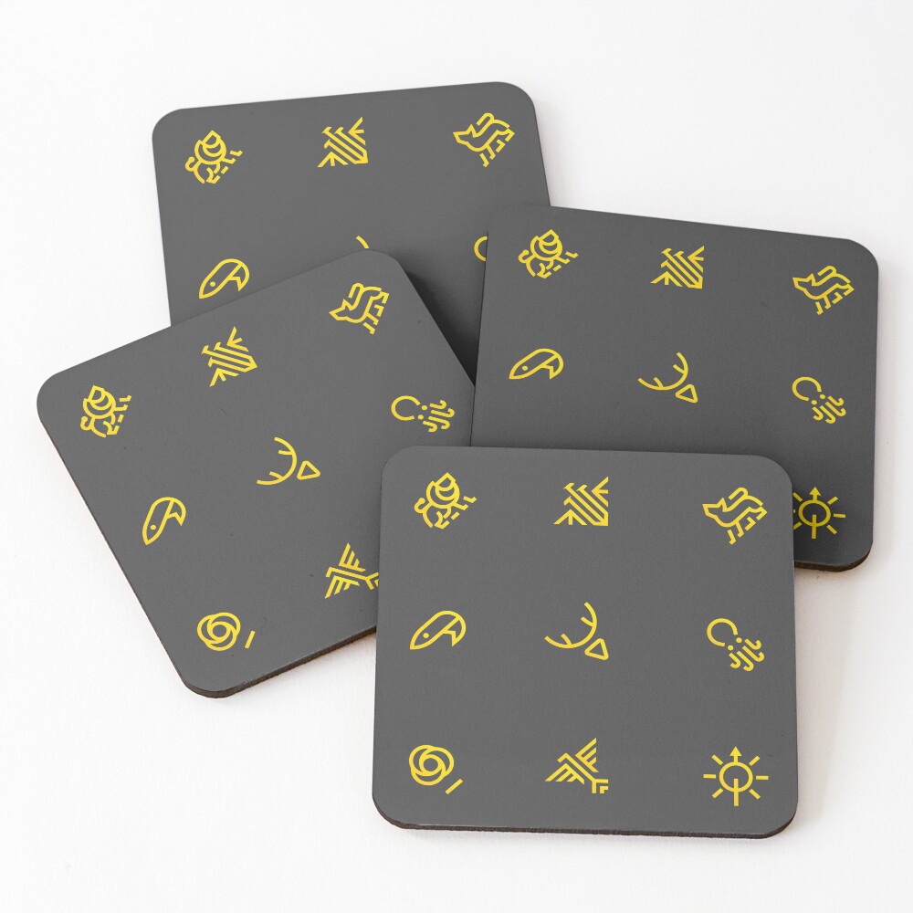 Item preview, Coasters (Set of 4) designed and sold by alphaprint.