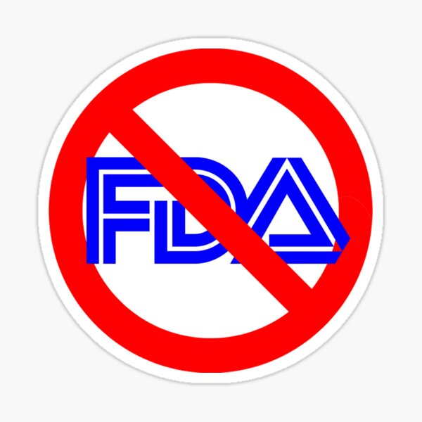 Anti-FDA Sticker
