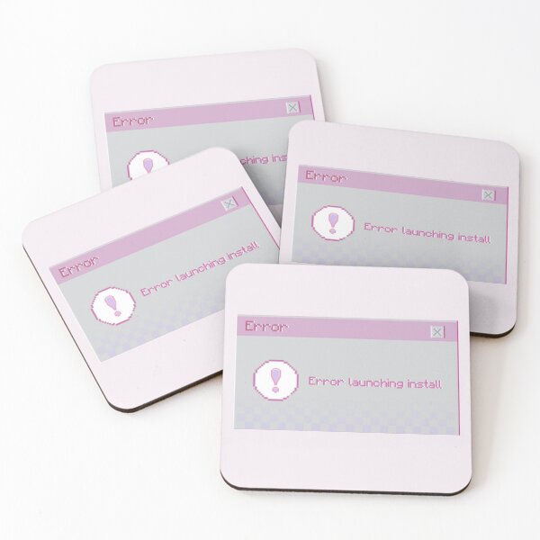 Item preview, Cute Pink Error Computer Window | Computer Print, Windows Print designed and sold by cataddict.