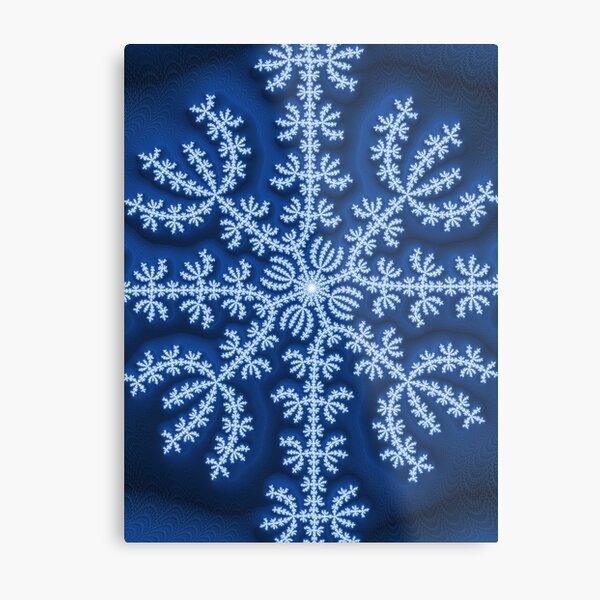 Snowflake Metal Print