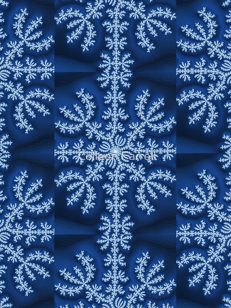 Thumbnail 3 of 3, Scarf, Snowflake designed and sold by etherize.