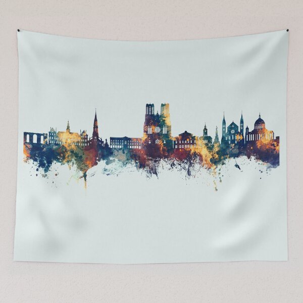 Item preview, Reims France Skyline designed and sold by ArtPrints.
