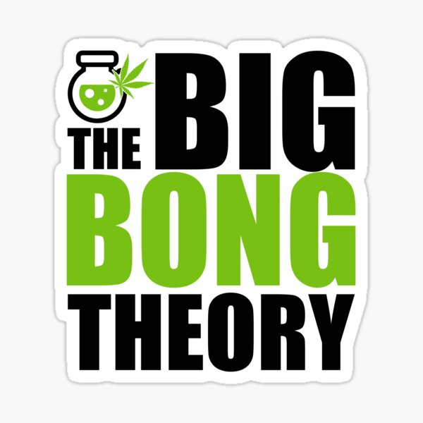 Item preview, The Big Bong Theory Cannabis Wasserpfeife Geschenk designed and sold by TTFMerch.