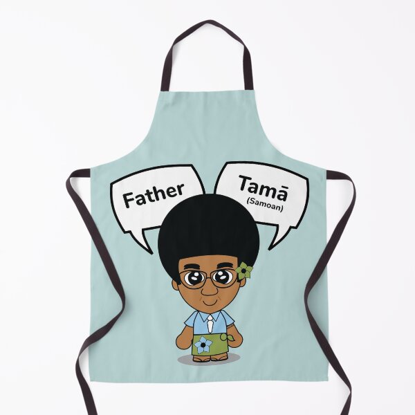 Item preview, Samoan Father, Samoan Dad, Samoan Tamā, Samoan Man Cartoon designed and sold by Islandize.