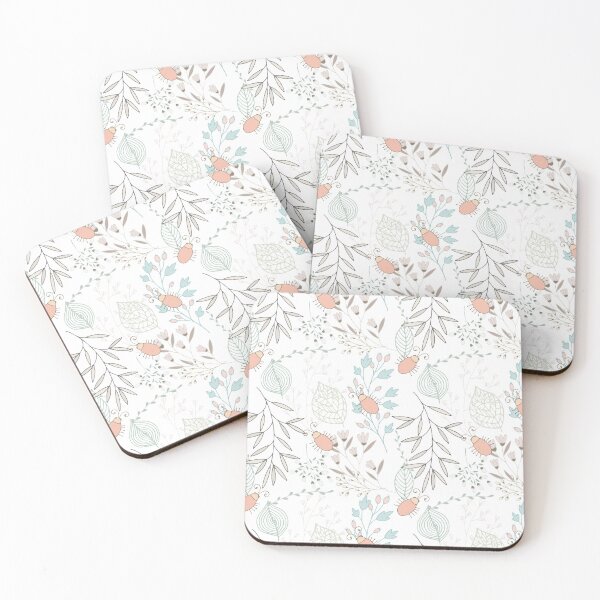 Item preview, Floral ladybug pattern in nordic style designed and sold by anna0711.