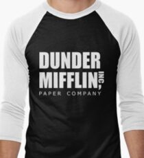 Dunder Mifflin Men's Baseball ¾ T-Shirt