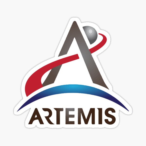 Artemis Nouveau logo officiel de la NASA Sticker