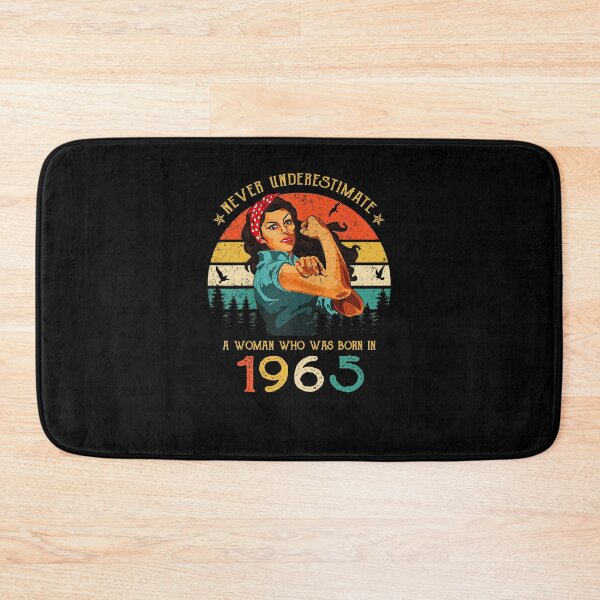 Item preview, Never underestimate a woman who was born in 1965 vintage designed and sold by mharlan0ue.