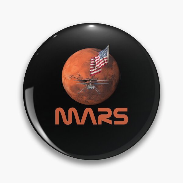 Item preview, Mars Landing bandera estadounidense designed and sold by Branncolet.