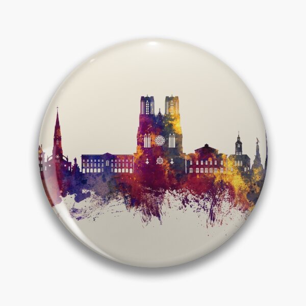 Item preview, Reims France Skyline designed and sold by ArtPrints.