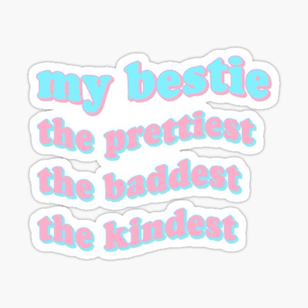 Item preview, bestie vibes only designed and sold by artsycore.