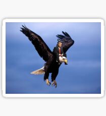 Trump Riding Eagle Sticker