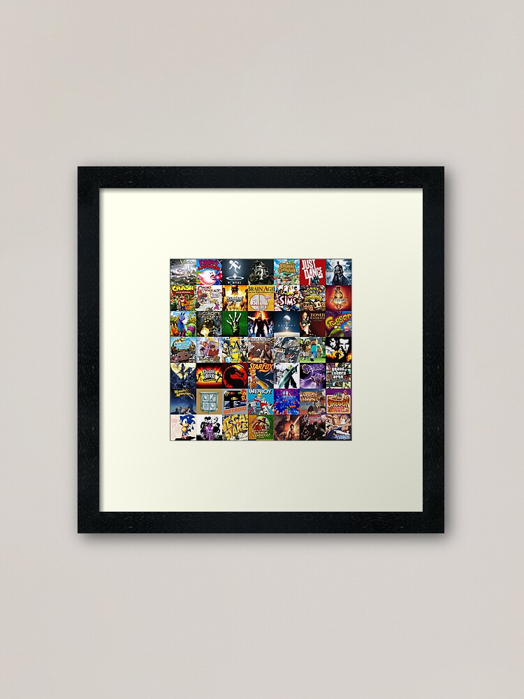 Framed Album Collage