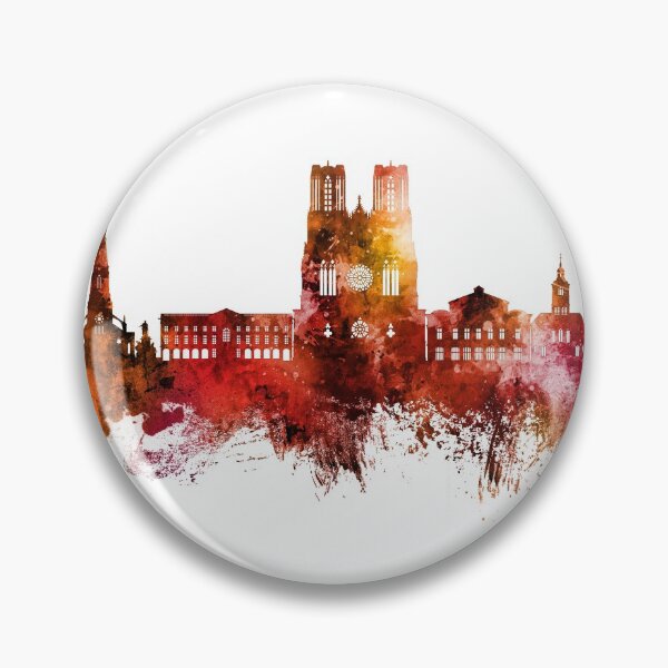 Item preview, Reims France Skyline designed and sold by ArtPrints.