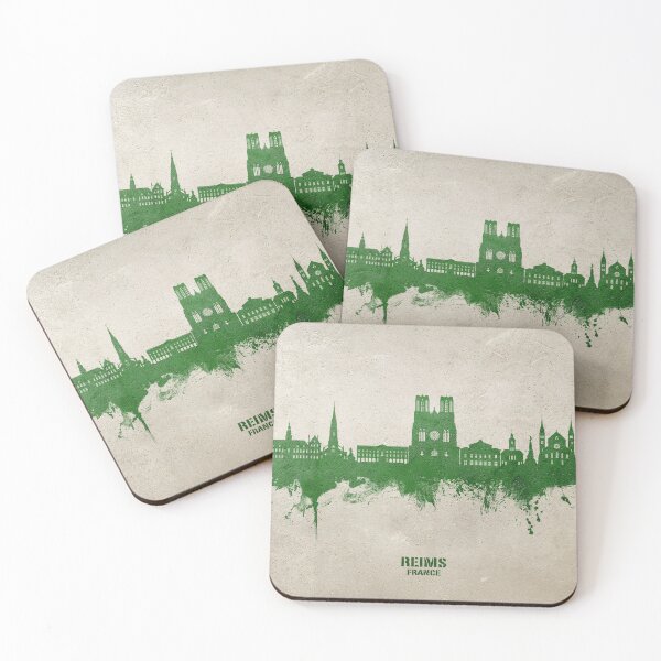 Item preview, Reims France Skyline designed and sold by ArtPrints.