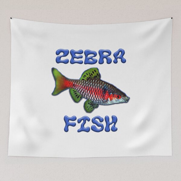Item preview, Zebra fish Lavanda Blue designed and sold by Gawop.