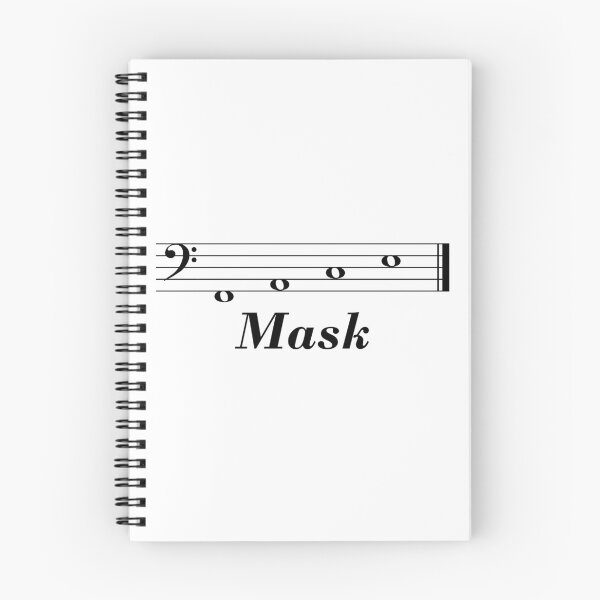 Item preview, F A C E Mask Bass clef designed and sold by ThingsForFun.