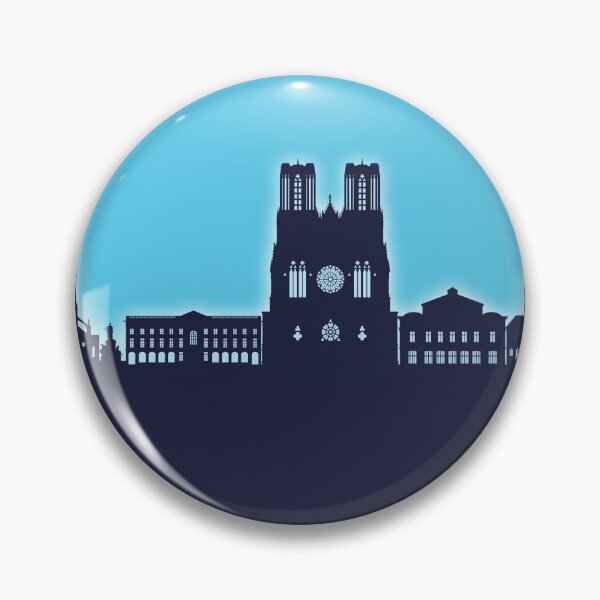 Item preview, Reims France Skyline designed and sold by ArtPrints.