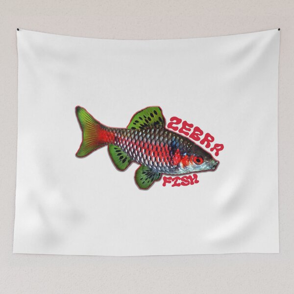 Item preview, Zebra fish Red Logo designed and sold by Gawop.