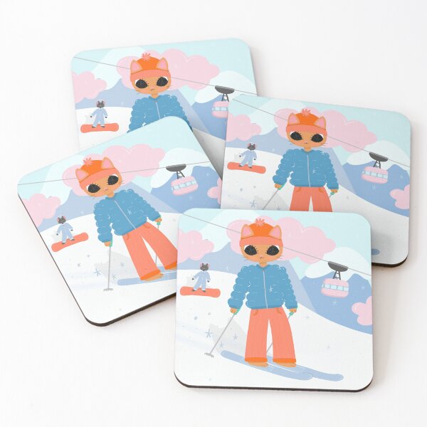 Item preview, Ski Cat Scene designed and sold by Jennie Mahoney.