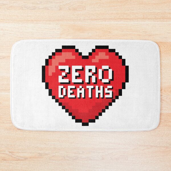 Item preview, Zero deaths club | Gamer health bar designed and sold by MamSelle.