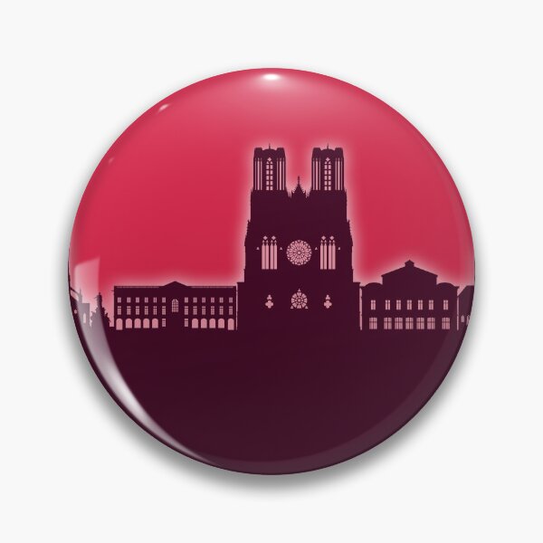 Item preview, Reims France Skyline designed and sold by ArtPrints.