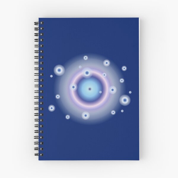 Item preview, Lost in space-Holographic colors-royal blue background designed and sold by CSouissi.