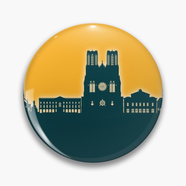 Item preview, Reims France Skyline designed and sold by ArtPrints.