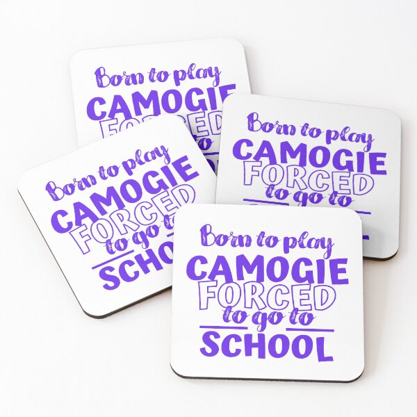 Item preview, Born to play camogie. Forced to go to school    designed and sold by TheGreenGoat.